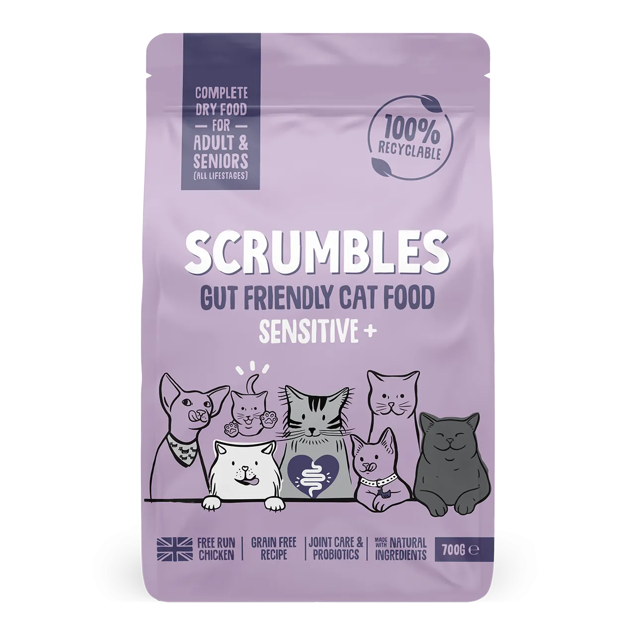 Sensitive  Dry Cat Food