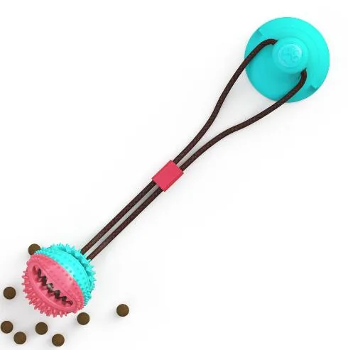 Single Suction Multifunction Interactive Ball Dog Toy