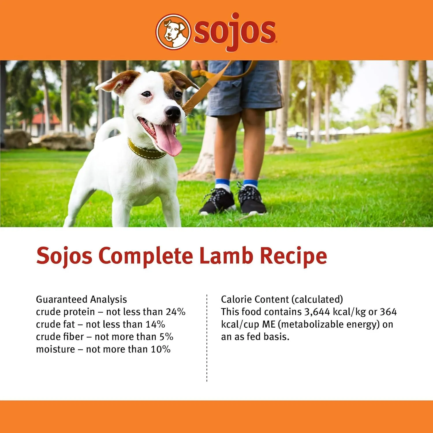 Sojos Complete Lamb Recipe Dehydrated Dog Food, 7 lb