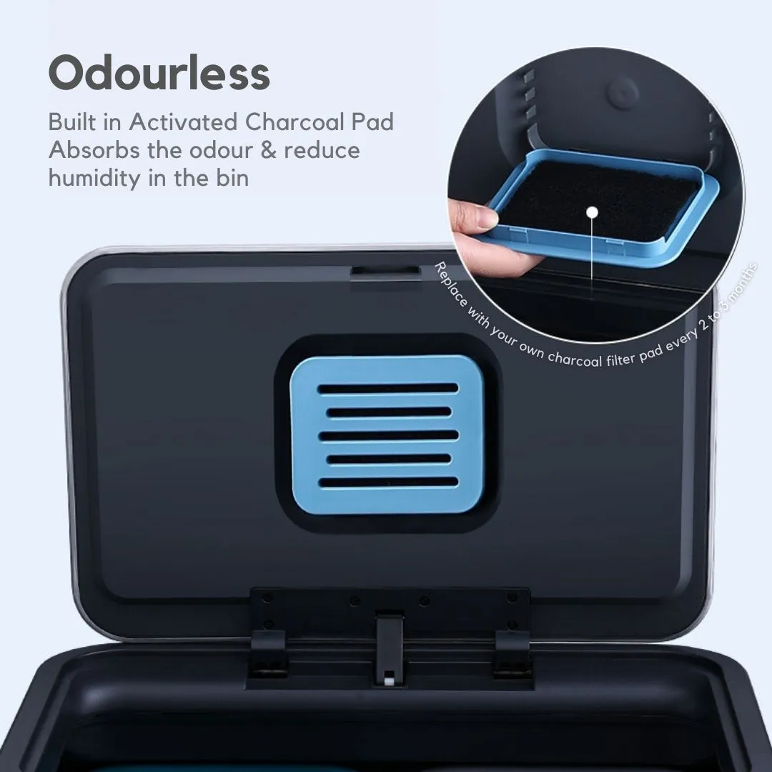 Stainless Steel 20L Press Bin with legs  (Display Set)
