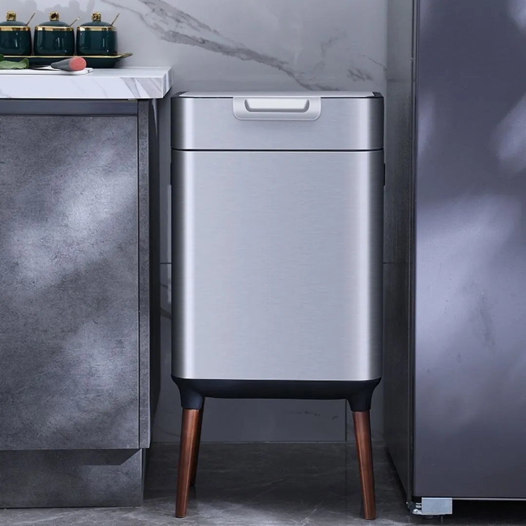 Stainless Steel 20L Press Bin with legs  (Display Set)