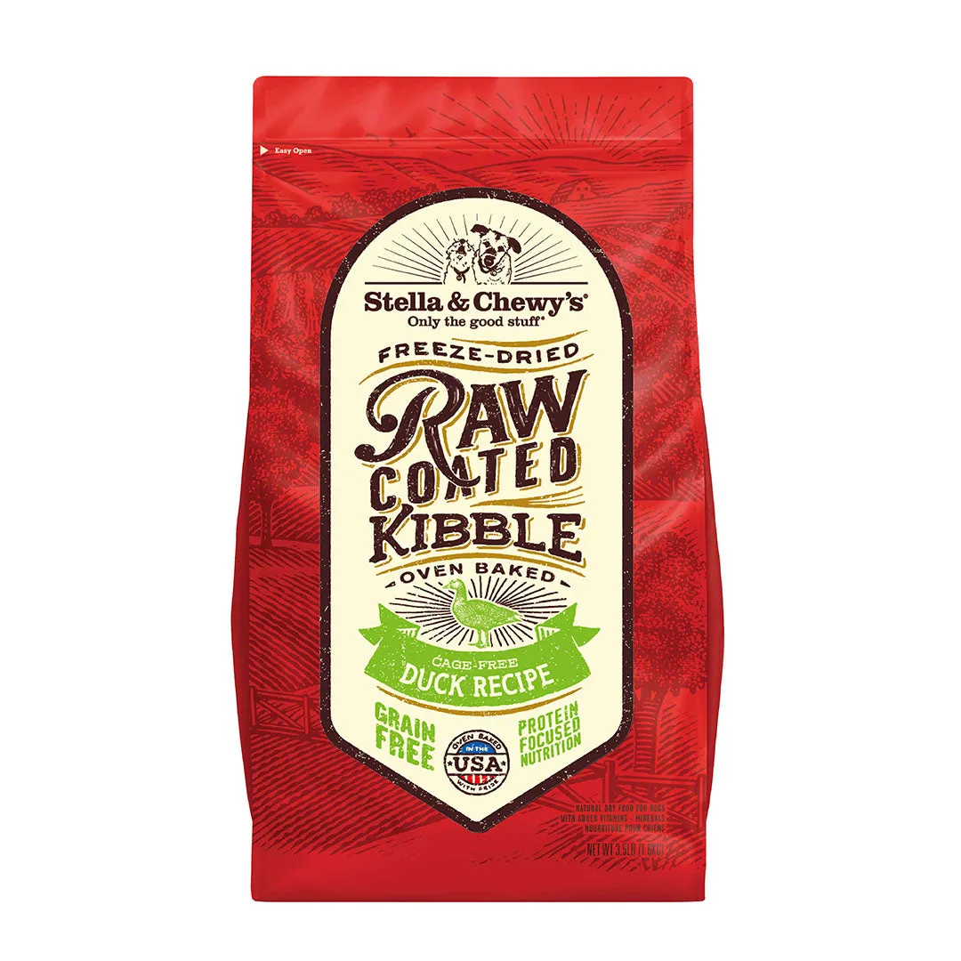Stella & Chewy's Cage-Free Duck Raw Coated Kibble Dog Food