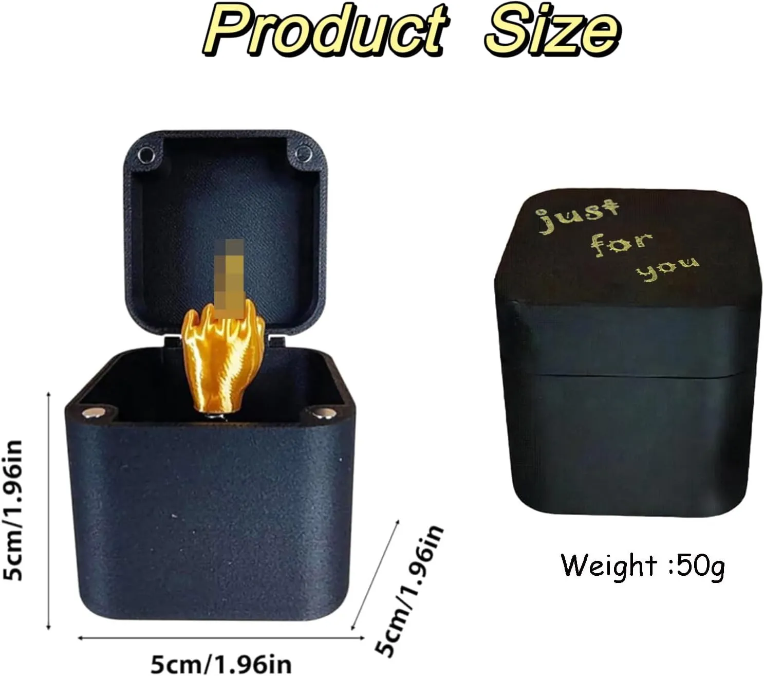 Surprise Finger Gift in a Box - Annoying Yet Fun Gag Gift. Spoof Hand Prank Pop-up Box Christmas Novelty Fun Prank Gift Toy, Ideal for Office Desktop Decor (3PCS)