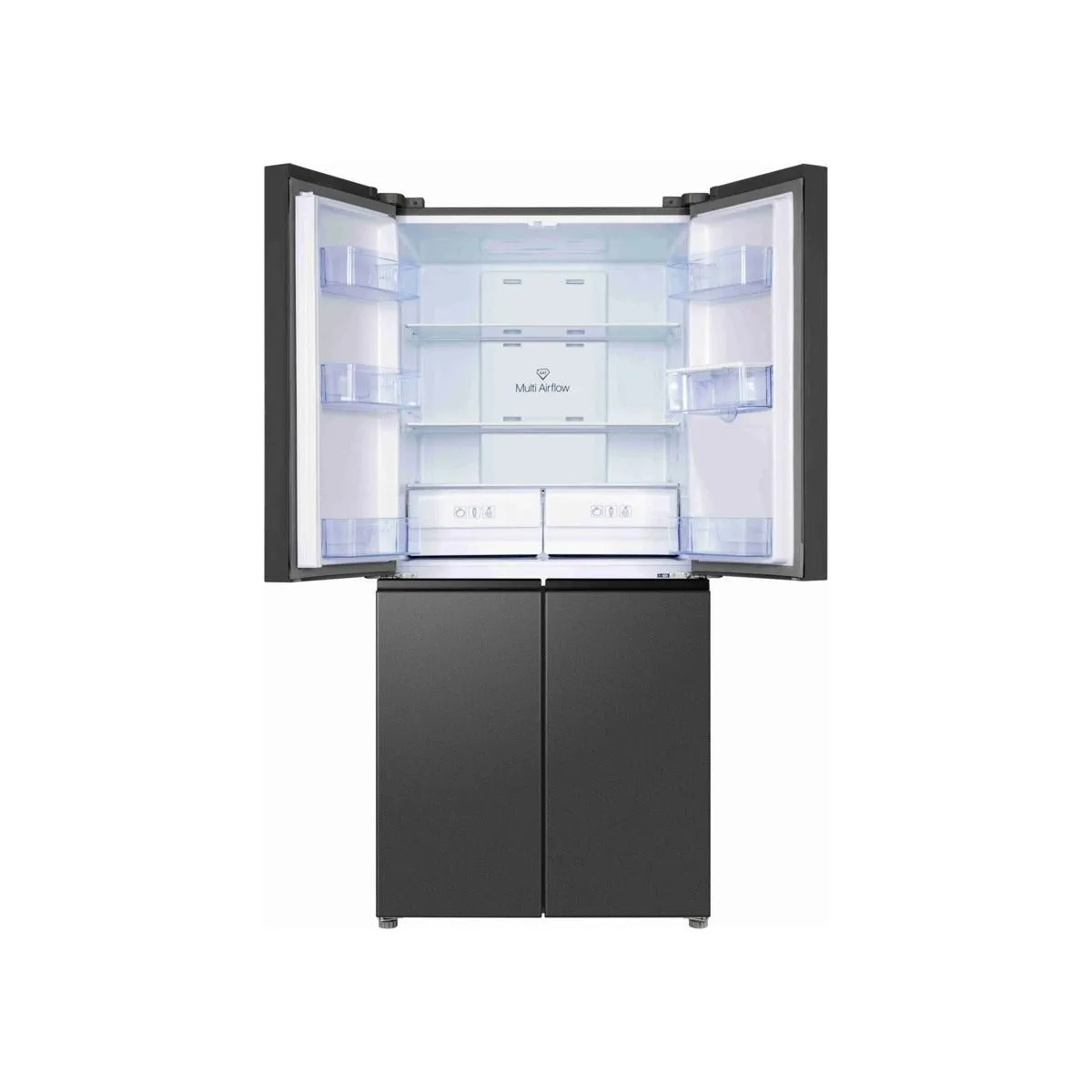 TCL 466L No Frost Non plumbed water dispenser American Style Fridge Freezer - Inox | RP466CSF0UK