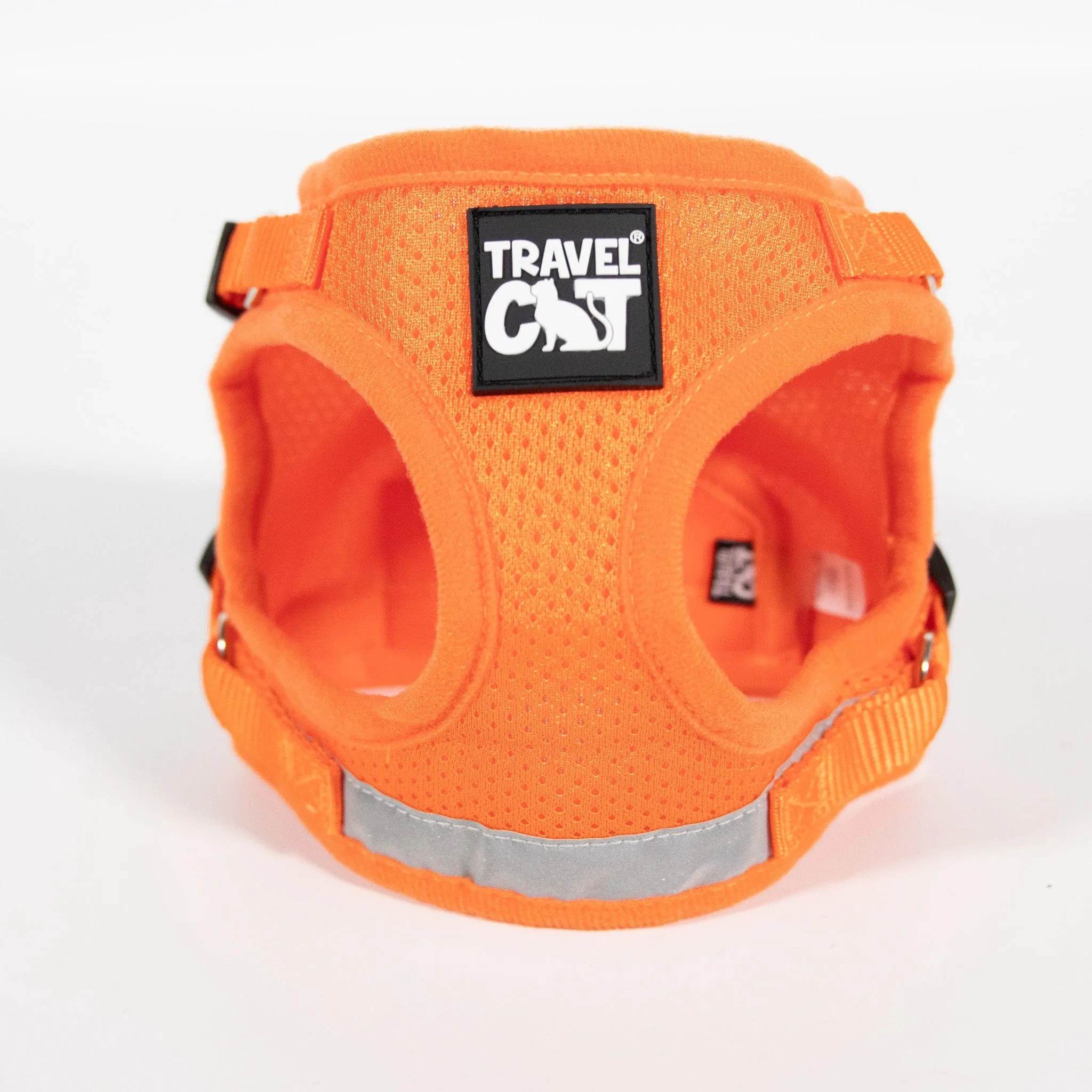The Orange True Adventurer" Reflective Cat & Kitten Harness and Leash