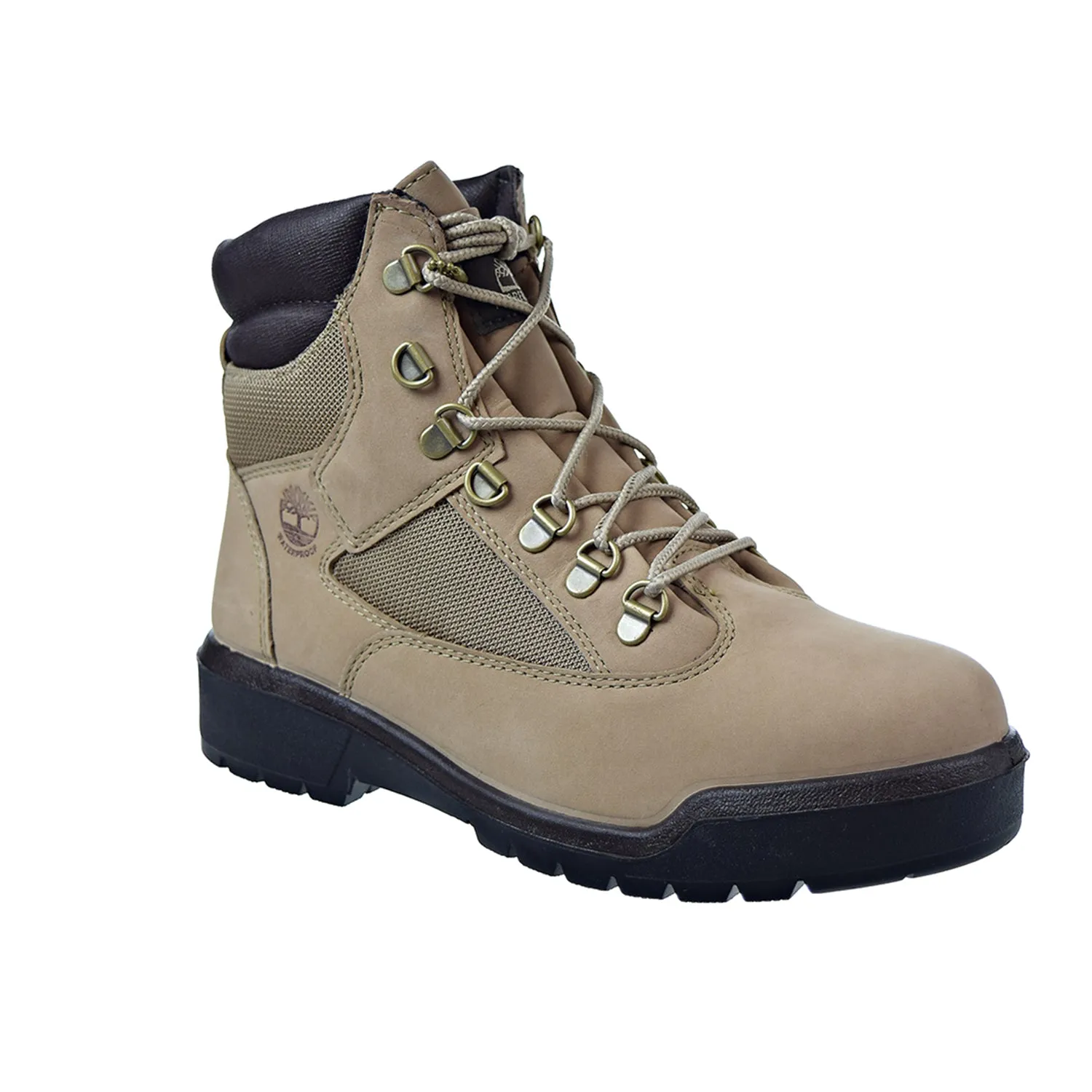 Timberland 6 Inch Field Waterproof Men's Boots Beige Nubuck