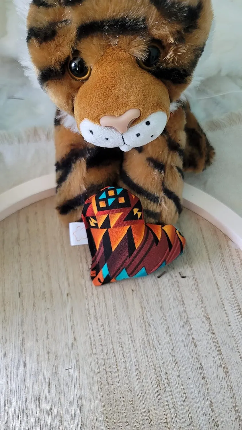 Western Catnip Pillow Toy Kicker. Made with Organic Catnip (Heart)